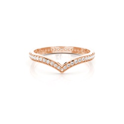 2.20mm Studded Flat Profile Diamond Shaped Band