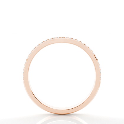Rose Gold Shaped Wedding Rings