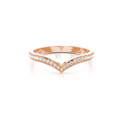 Women's Rose Gold Wedding Rings
