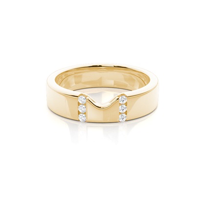 Yellow Gold Diamond Wedding Rings