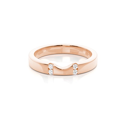 Rose Gold Women's Wedding Bands