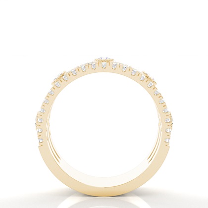 Yellow Gold Anniversary Diamond Rings