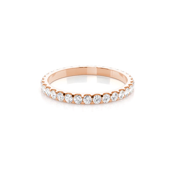 4 Prong Setting Full Eternity Diamond Ring