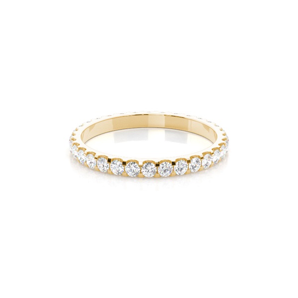 4 Prong Setting Full Eternity Diamond Ring