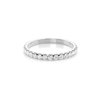 White Gold Full Eternity Diamond Rings