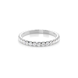 Diamant Memoirering in einer 4er-Krappenfassung