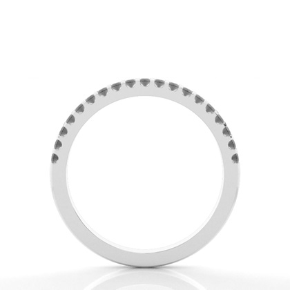 Halber Eternity-Ring mit schwarzen Diamanten