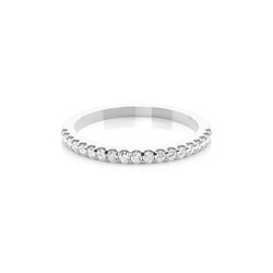 Halb Eternity Diamant Ring in einer Krappenfassung