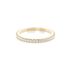 4 Prong Setting Half Eternity Diamond Ring