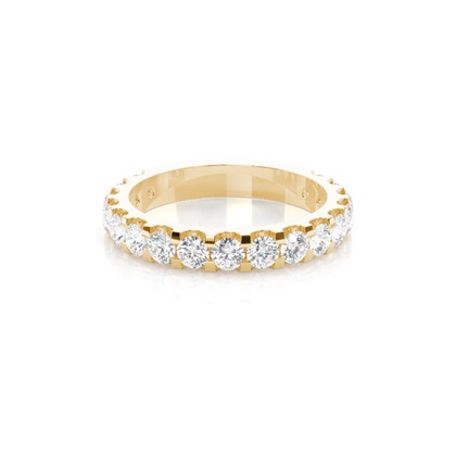 Yellow Gold Anniversary Diamond Rings
