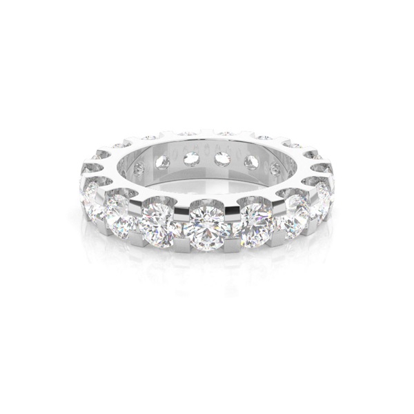 Illusion Setting Full Eternity Diamond Ring