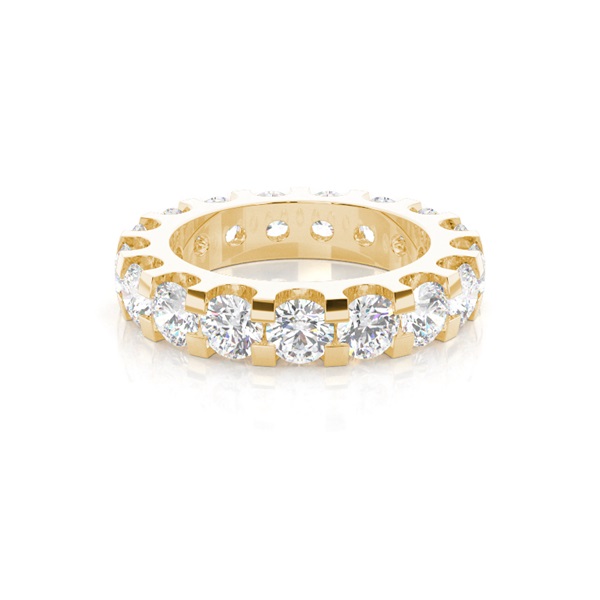 Illusion Setting Full Eternity Diamond Ring