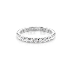 4 Prong Setting Full Eternity Diamond Ring