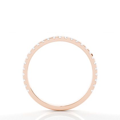 Rose Gold Eternity Diamond Rings