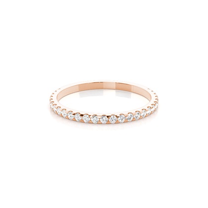 Rose Gold Eternity Diamond Rings