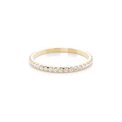 Yellow Gold Eternity Diamond Rings