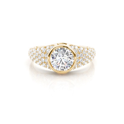 Yellow Gold Diamond Engagement Rings