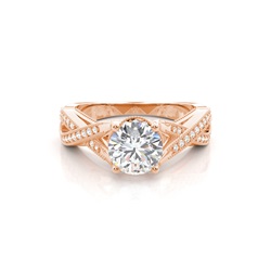 White Gold Vintage Diamond Engagement Ring