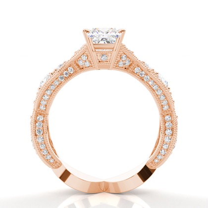 Rose Gold Lab Grown Diamond Engagement Rings