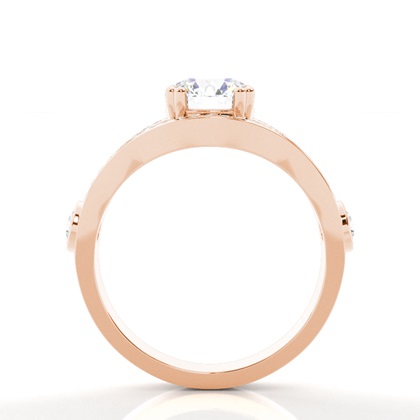 Rose Gold Lab Grown Diamond Engagement Rings