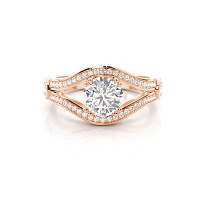 Rose Gold Lab Grown Diamond Engagement Rings