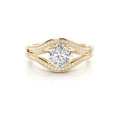 Yellow Gold Diamond Engagement Rings