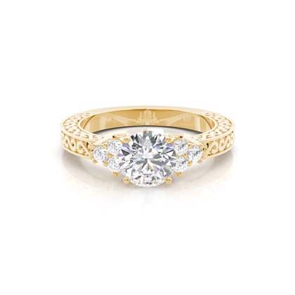 Yellow Gold Diamond Engagement Rings