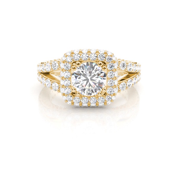 Yellow Gold Vintage Diamond Engagement Ring