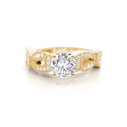Yellow Gold Diamond Engagement Rings