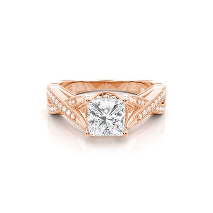 Princess Cut Diamond Engagement Rings