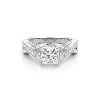 Princess Cut Diamond Engagement Rings