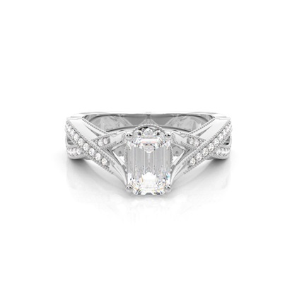 Emerald-Cut Diamond Rings