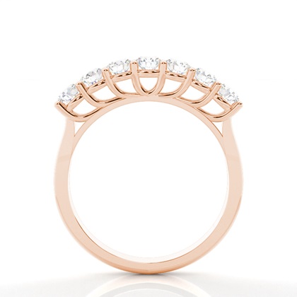 Rose Gold Contemporary Diamond Engagement Rings