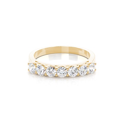 Round 7 Stone Diamond Rings