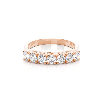 Rose Gold Contemporary Diamond Engagement Rings