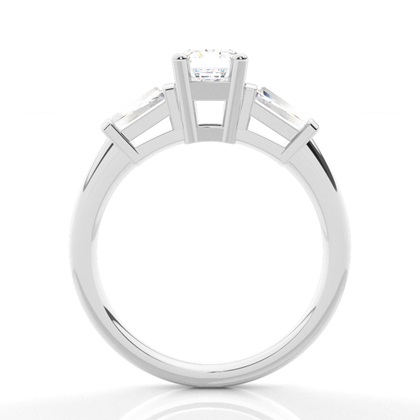 3 Diamant Ring einfach mit einer 4 Krappenfassung