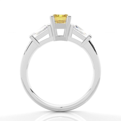 Gelber Diamant Trilogie Ring