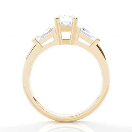 3 Diamant Ring einfach mit einer 4 Krappenfassung