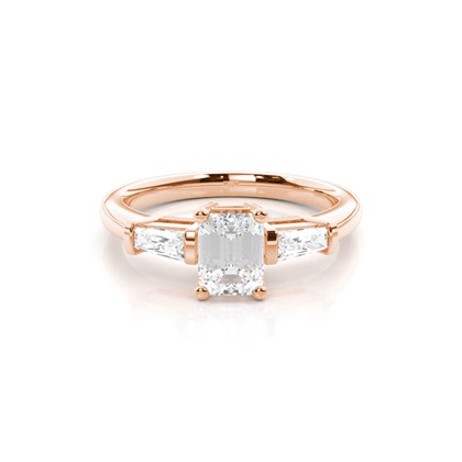 Baguette Diamond Engagement Rings 