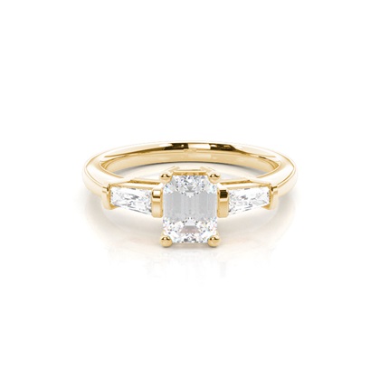Baguette Diamond Engagement Rings 