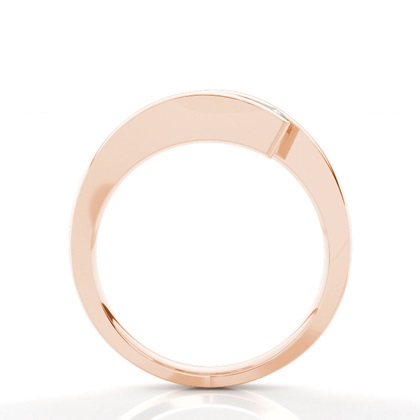 3 Diamanten Ring einfach in einer Kanalfassung