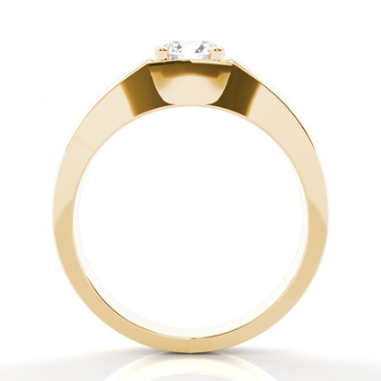 Yellow Mens Diamond Engagement Rings