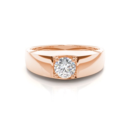 Men's Rose Gold Wedding Rings & Bands