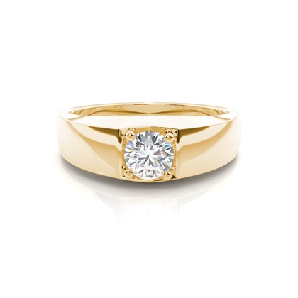 Men's Yellow Gold Wedding Rings & Bands