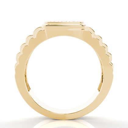 Yellow Gold Men's Diamond Rings