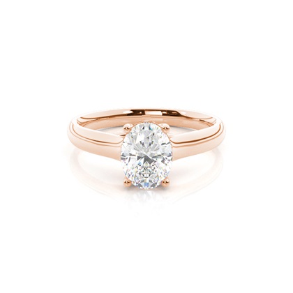 Rose Gold Diamond Engagement Rings