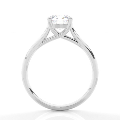 Moissanit ring in einer Krappenfassung