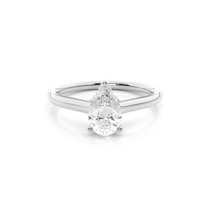 Pear Shaped Diamond Engagement Rings