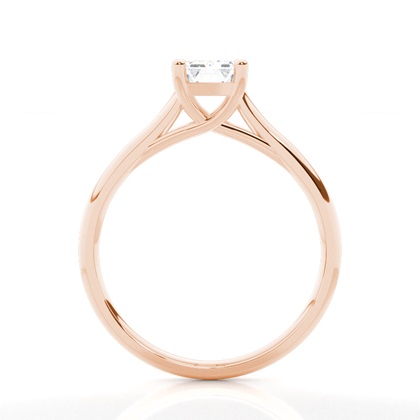 4 Krappen Schlichter Diamant Verlobungs Ring