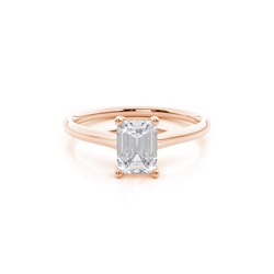 White Gold Moissanite Engagement Ring